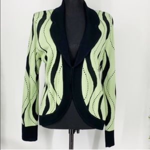 MING WANG 100% Filament Cardigan